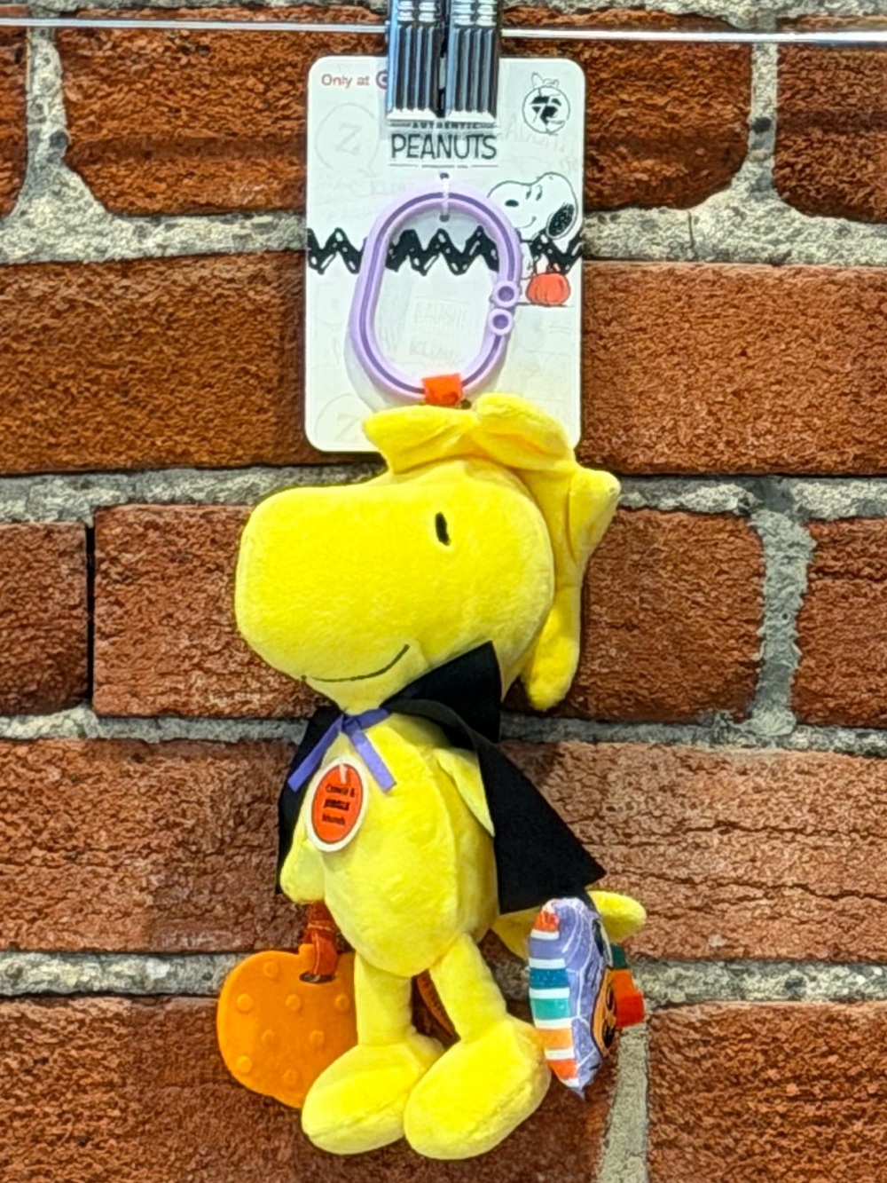 🧡💛 NWT Peanuts Halloween Baby Toy - Woodstock Halloween Activity Toy 💛🧡
